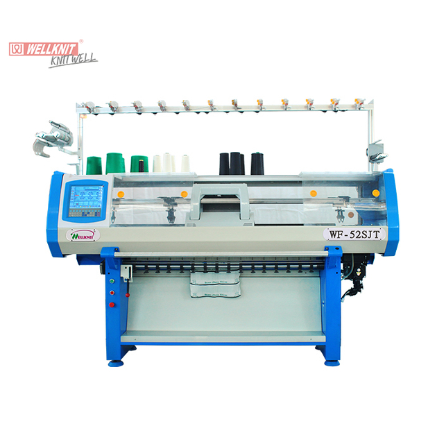 WF-52SJT Três Sistemas Totalmente Jacquard Colar Máquina