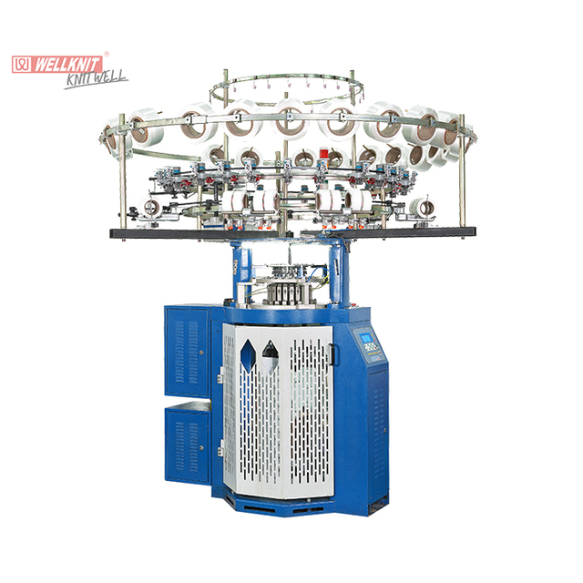 Máquina de tricô circular única de alta velocidade de tamanho corporal