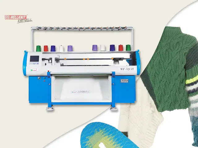 Máquina de malha plana